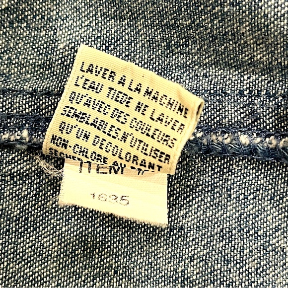 Eddie Bauer Denim Shirt Dress Women’s Sz M 
Vintage Classic Sophisticated - Picture 11 of 12